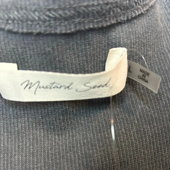 CROPPED ribbed NWT Mustard Seed Tank L - Picture 2 of 6